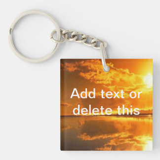 Golden sunset Key Chain