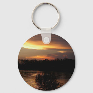 Golden Sunset Keychain