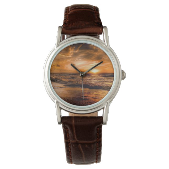 Golden Sunset Ladies Watch (Front)