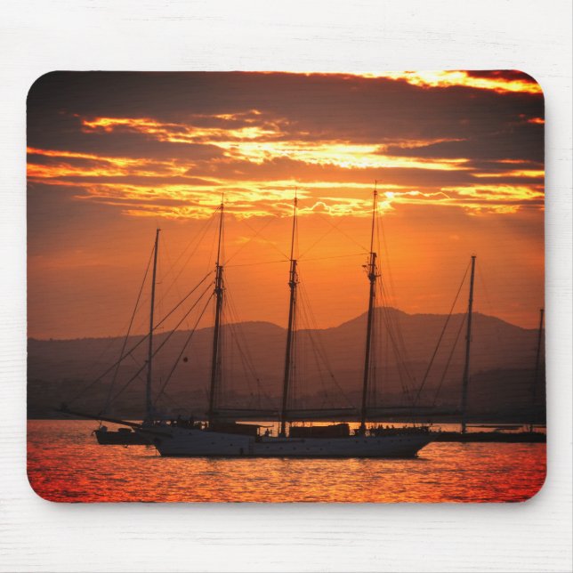 Golden Sunset Mouse Mat (Front)