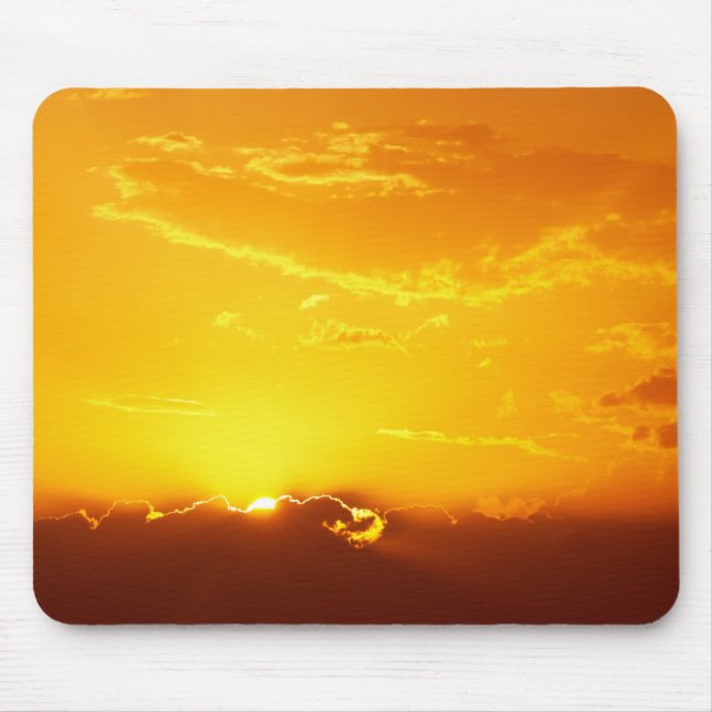 Golden Sunset Mousepad (Front)