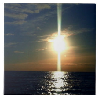 Golden Sunset over Water Gulf Coast Photo tiles