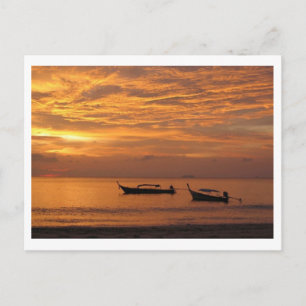 Golden Sunset Postcard