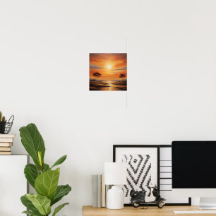 Golden Sunset Poster