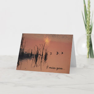 Golden Sunset Sandpipers Greeting Card