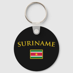 Golden Suriname Key Ring