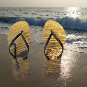Golden Swan  Flip Flops
