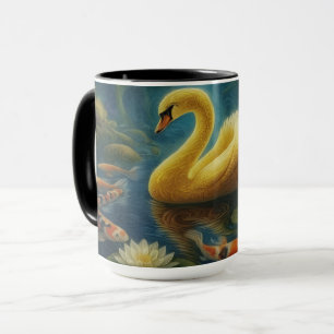 Golden Swan  Mug
