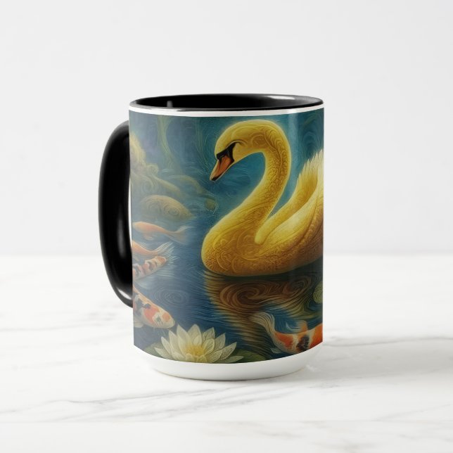 Golden Swan  Mug (Front Left)