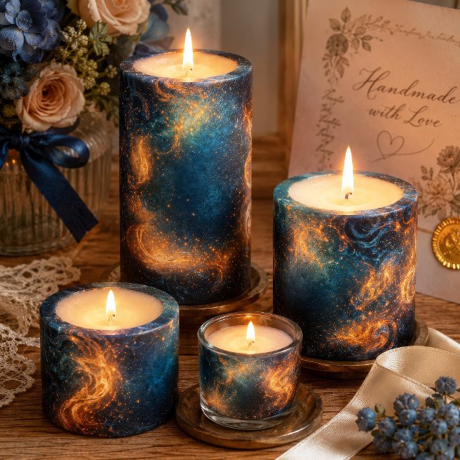 Golden Swirl Celestial Nebula Border Tissue Paper (Creator Uploaded)