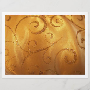 Golden swirl Letterhead