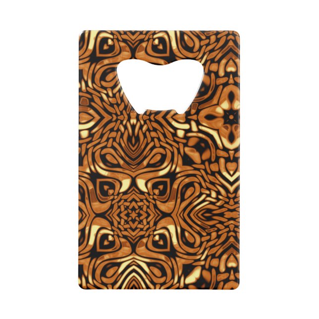Golden Swirls Abstract Pattern (Front)