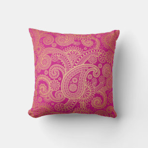 Golden Swirls American Mojo Pillow