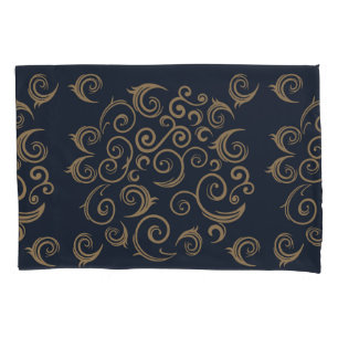 Golden Swirls Pillowcase