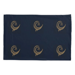 Golden Swirls Pillowcase