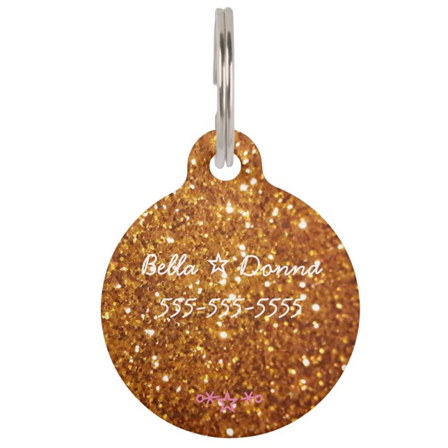 Golden Tagger Pet Tag (Back)