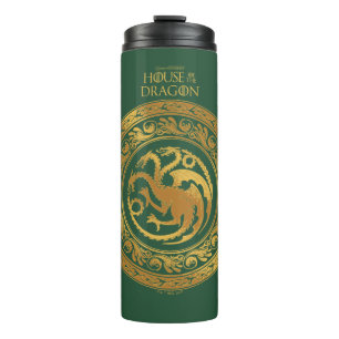 Golden Targaryen Crest Thermal Tumbler