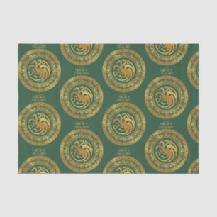 Golden Targaryen Crest Tissue Paper
