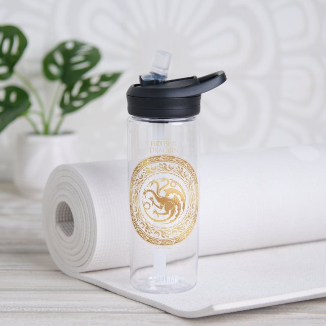 Golden Targaryen Crest Water Bottle (Yoga)