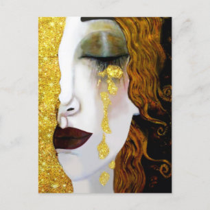 Golden Tears, Gustav Klimt  Postcard