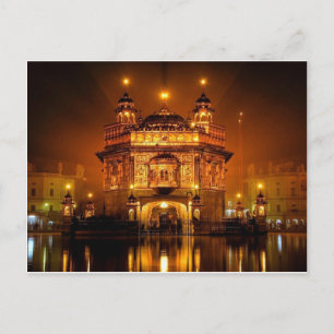 GOLDEN TEMPLE AMRISTAR POSTCARD