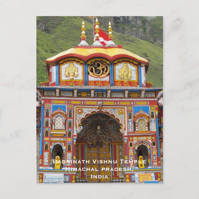Golden Temple India Vintage Tourism Travel Add Postcard (Front)