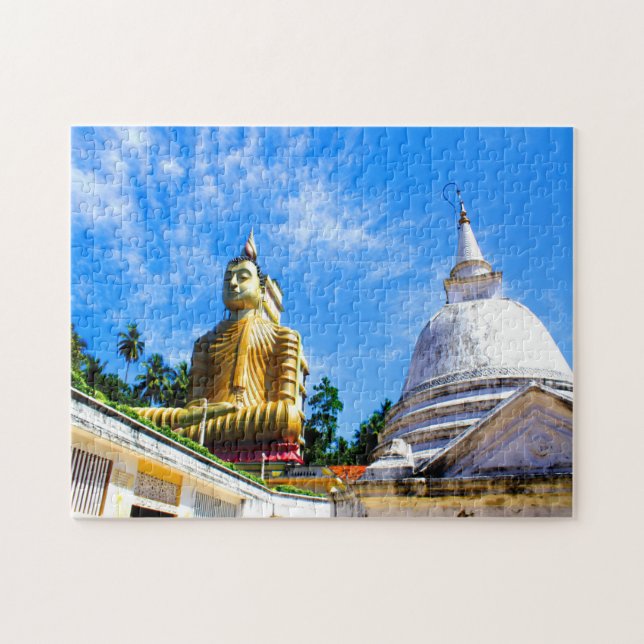 Golden Temple Sri Lanka. Jigsaw Puzzle (Horizontal)