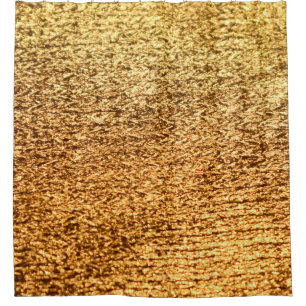 Golden textile: glamourous macro background. shower curtain