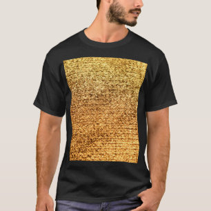 Golden textile: glamourous macro background. T-Shirt