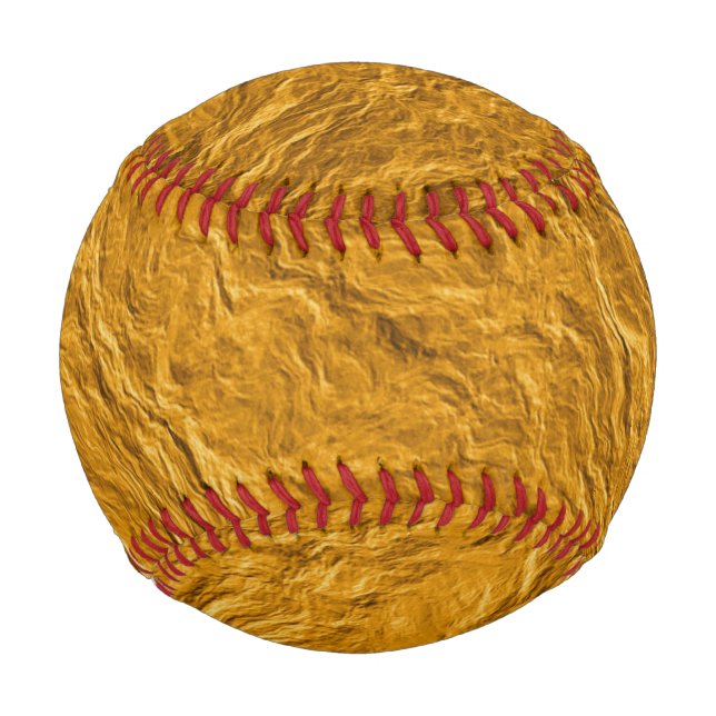 Golden texture baseball (Back)