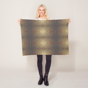Golden Texture Pattern Blanket