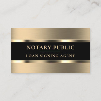 Golden texture style elegant business card