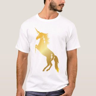 Golden Thundercorn Rearing T-Shirt