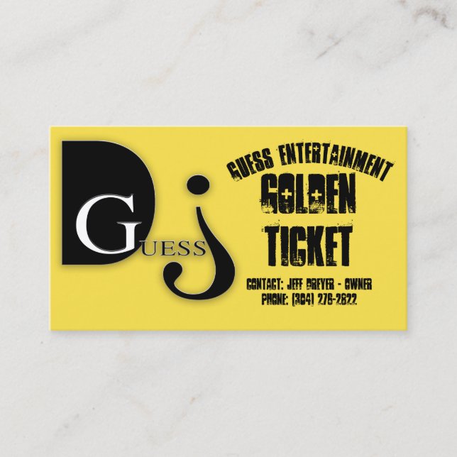 Golden Ticket (Front)