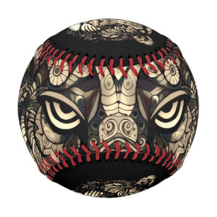 Golden Tiger Head  Baseball