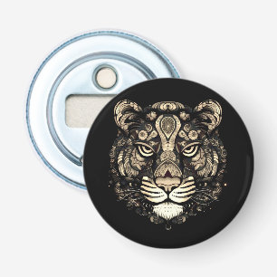 Golden Tiger Head  Bottle Opener
