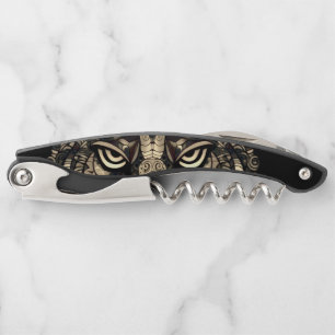 Golden Tiger Head  Corkscrew