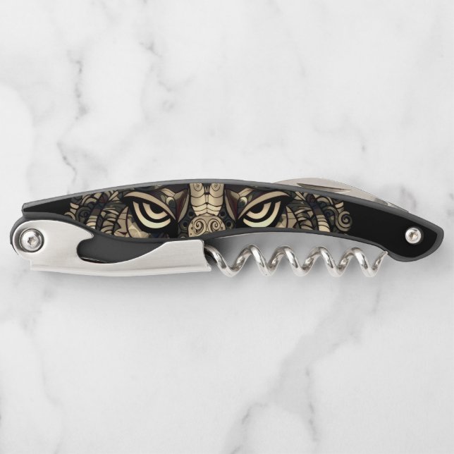 Golden Tiger Head  Corkscrew (Front)