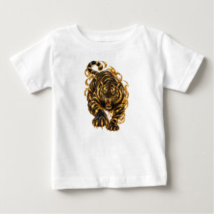 Golden Tiger – Luxury Wild Power & Strength Baby T-Shirt