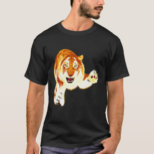 Golden Tiger Panthera Tigris Rare Big Cat T-Shirt