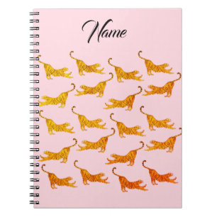 Golden Tigers Personalised Notebook
