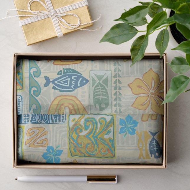 Golden Tiki Tropix Tissue Paper (Gift)