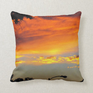 "Golden Time of Day" - Throw Pillow