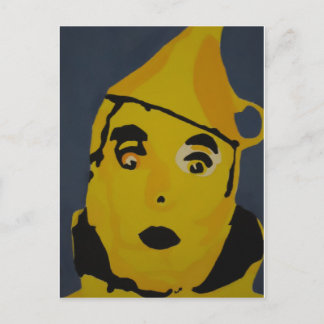 Golden Tin Man Postcard