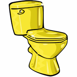 Golden Toilet Sculpture Ornament Photo Sculpture Decoration