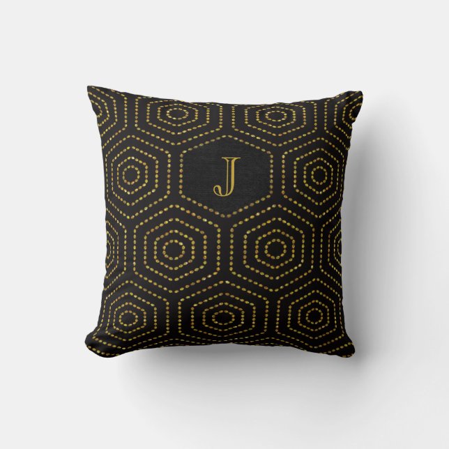 golden tortoise shell cushion (Front)