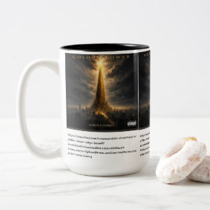 Golden Tower Two-Tone Coffee Mug