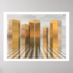 Golden Towers Poster