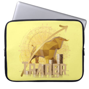 Golden Trader Laptop Sleeve