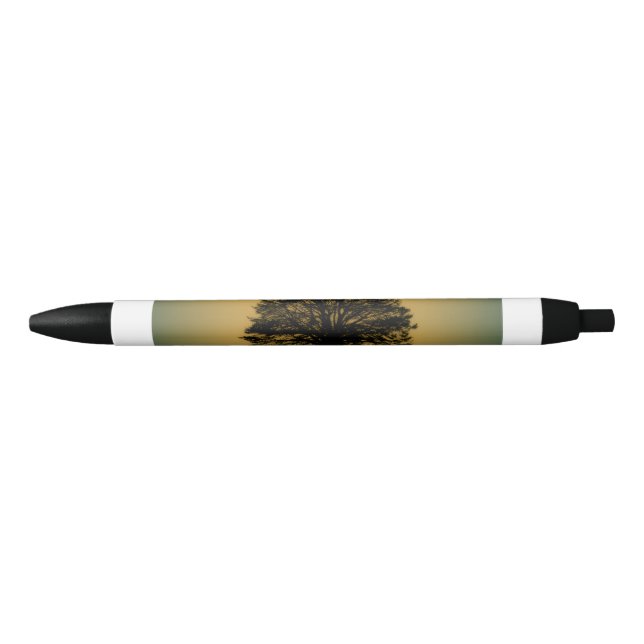 Golden tree black ink pen (Front)